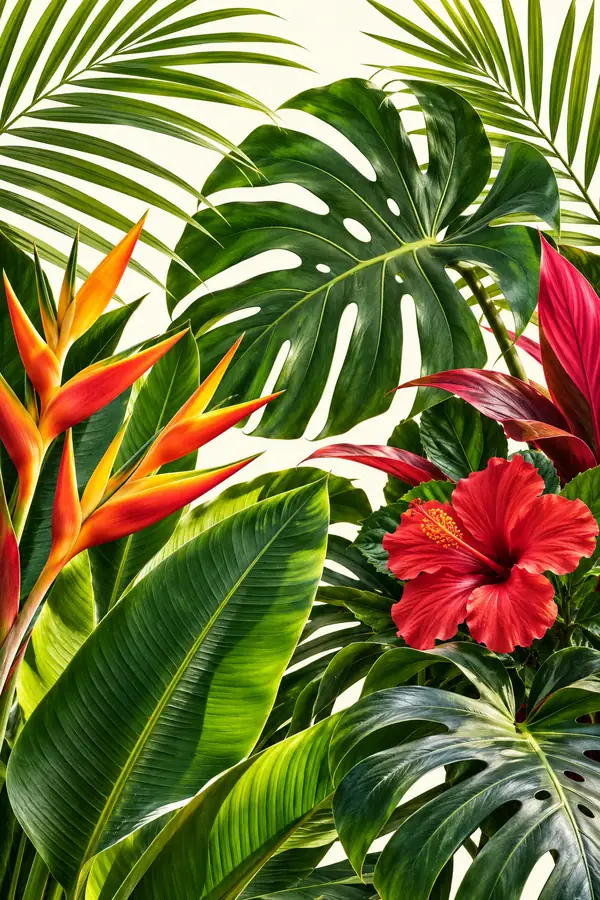 Illustration of a botanical poster idea