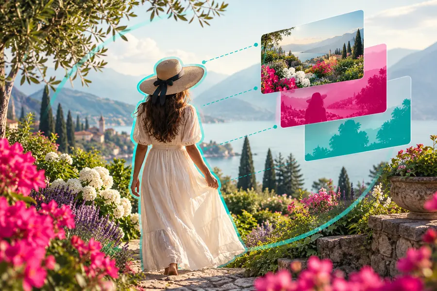 Source image prepared for an AI-assisted edit